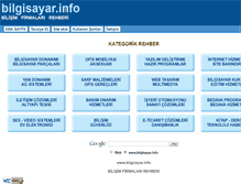 Tablet Screenshot of bilgisayar.info